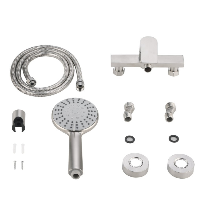 Змішувач для душу Lidz Nexus 010 (k35)  LDNEX010NKS49188 Nickel