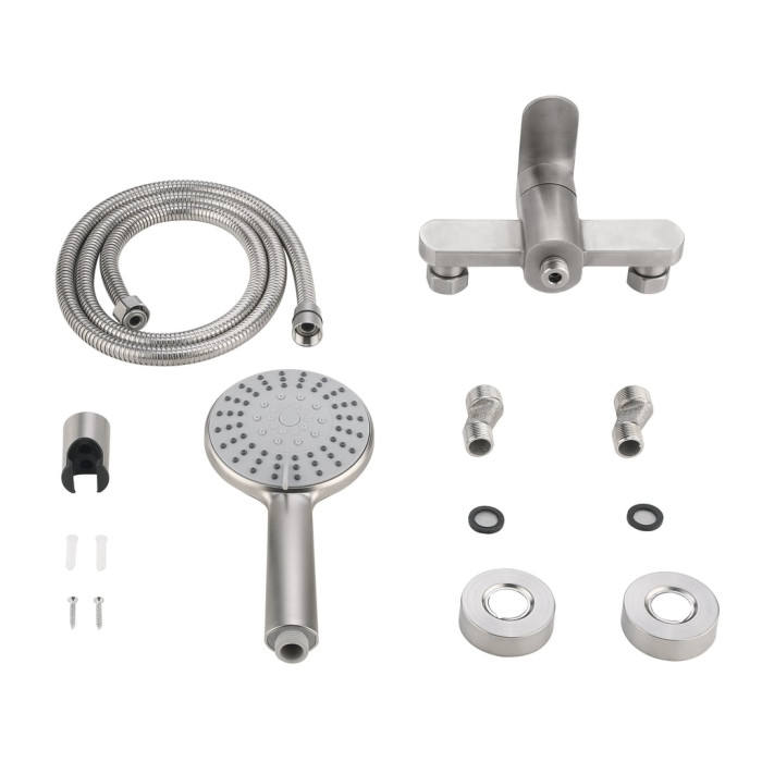 Змішувач для душу Lidz Luna 010 (k35)  LDLUN010NKS49191 Nickel
