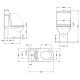 Унітаз підлоговий Qtap Evia Ultra Quiet 630×350×795 мм з сидінням Soft-close, White QTEVI27W49258
