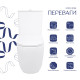 Унітаз підлоговий Qtap Leo Ultra Quiet 620×355×790 мм з сидінням Soft-close, White QTLEO27W49261