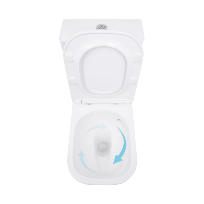 Унітаз підлоговий Qtap Aquarius Ultra Quiet 620×355×790 мм з сидінням Soft-close, White QTAQAW27W49262