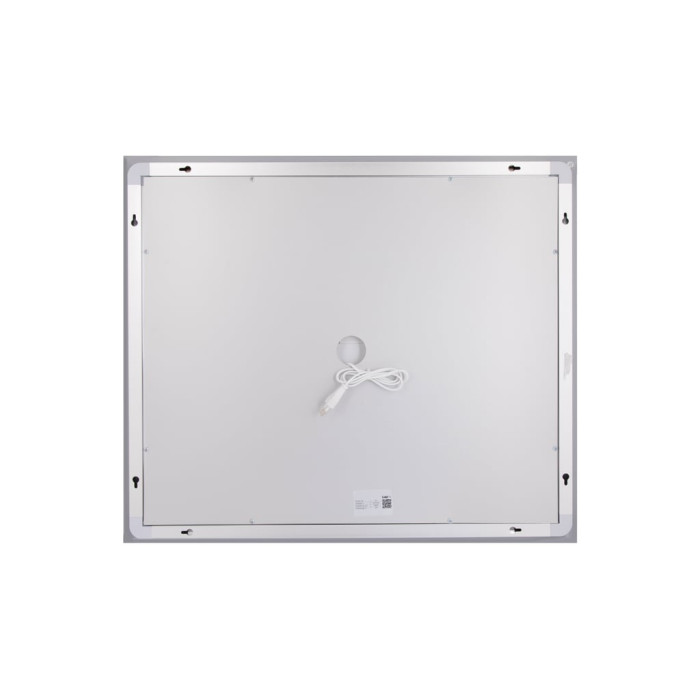 Дзеркало Lidz Kubis (KU1) 700х600 з LED-підсвічуванням Touch, з антизапотіванням, з димером, рег. яскравості LDKU60070049285
