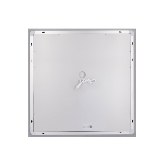 Дзеркало Lidz Kubis (KU1) 700х700 з LED-підсвічуванням Touch, з антизапотіванням, з димером, рег. яскравості LDKU70070049287