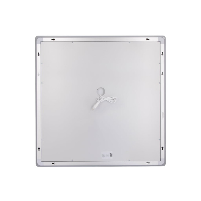 Дзеркало Lidz Kubis (KU2) 700х700 з LED-підсвічуванням Touch, з антизапотіванням, з димером, рег. яскравості LDKU70070049288