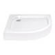 Душовий бокс Lidz Tani SB100x100.SAT.LOW.FR, скло Frost 4 мм