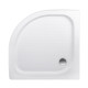 Душовий бокс Lidz Tani SB100x100.SAT.LOW.FR, скло Frost 4 мм
