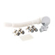 Душовий бокс Lidz Tani SB100x100.SAT.LOW.FR, скло Frost 4 мм