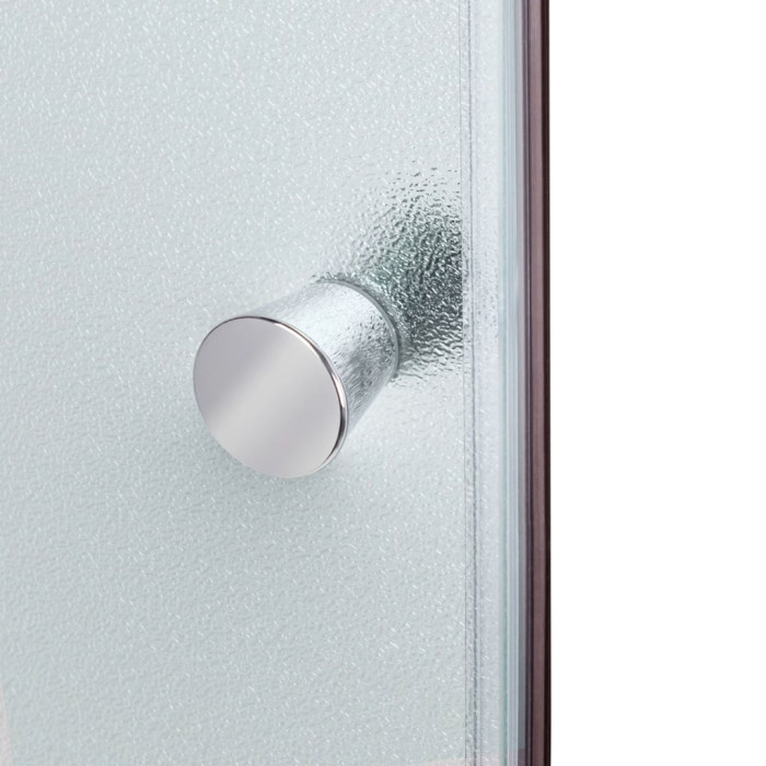 Душовий бокс Lidz Kubis SB90x90.SAT.LOW.FR, скло Frost 4 мм