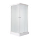Душовий бокс Lidz Kubis SB90x90.SAT.LOW.FR, скло Frost 4 мм