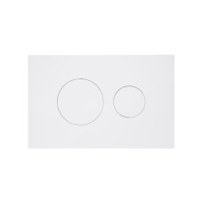 Клавіша змиву Qtap Standard 152x236x28 мм, White, кругла QTSTD164W49468