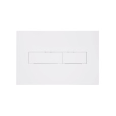 Клавіша змиву Qtap Standard 152x236x28 мм, White, лінійна QTSTD164W49471
