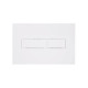 Клавіша змиву Qtap Standard 152x236x28 мм, White, лінійна QTSTD164W49471