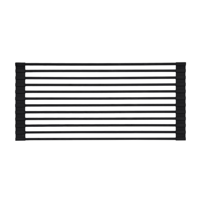 Сушарка на кухонну мийку Lidz Acsis LA04 Black, квадратна основа, для посуду 430х216 мм LDACSLA04BLM49762