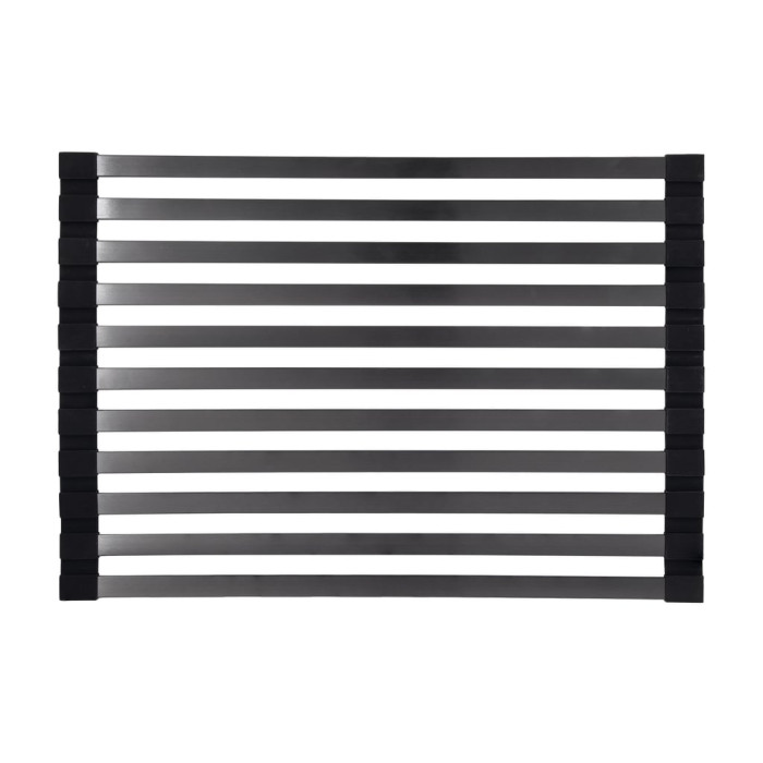 Сушарка на кухонну мийку Lidz Acsis LA14 Black, плоска основа, для посуду 430х300 мм LDACSLA14BLM49768