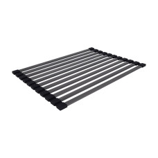 Сушарка на кухонну мийку Lidz Acsis LA14 Black, плоска основа, для посуду 430х300 мм LDACSLA14BLM49768