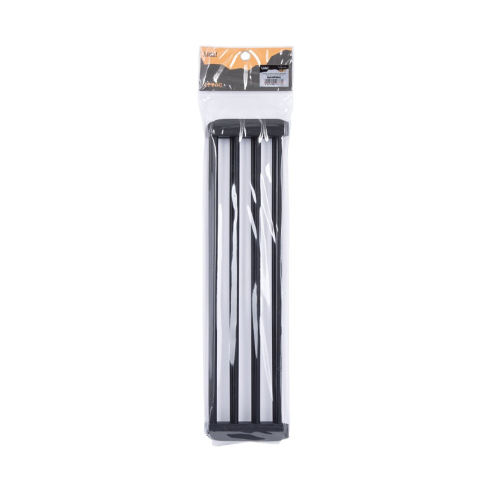 Сушарка на кухонну мийку з присоскою Lidz Acsis LA09 Black, кругла основа, для посуду 440х224 мм LDACSLA09BLM49777