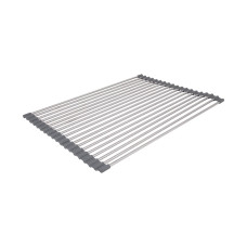 Сушарка на кухонну мийку Lidz Acsis LA01 Gray, кругла основа, для посуду 440х320 мм LDACSLA01GRA49779