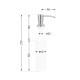 Дозатор для миючого засобу Lidz Acsis LA29 Brushed Steel, круглий LDACSLA29BRU49828