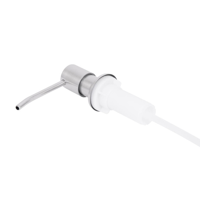 Дозатор для миючого засобу Lidz Acsis LA29 Brushed Steel, круглий LDACSLA29BRU49828
