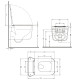 Унітаз підвісний Qtap Gemini Ultra Quiet 485×340×350 мм, Matt Black, з сидінням Slim Duroplast / Soft-close / Quick Release QTGEM28BLM50505