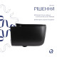 Унітаз підвісний Qtap Gemini Ultra Quiet 485×340×350 мм, Matt Black, з сидінням Slim Duroplast / Soft-close / Quick Release QTGEM28BLM50505