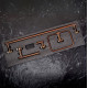 набір аксесуарів Rea Grid brush copper (REA-05011)