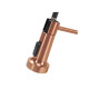 змішувач для кухні Rea Colin з пружиною та висувним виливом brushed copper (REA-B5459)