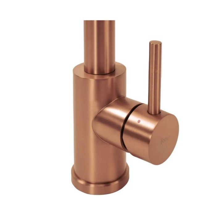 змішувач для кухні Rea Colin з пружиною та висувним виливом brushed copper (REA-B5459)