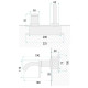 змішувач для умивальника Rea Clif прихованого монтажу, brushed nickel + box (REA-B5840)