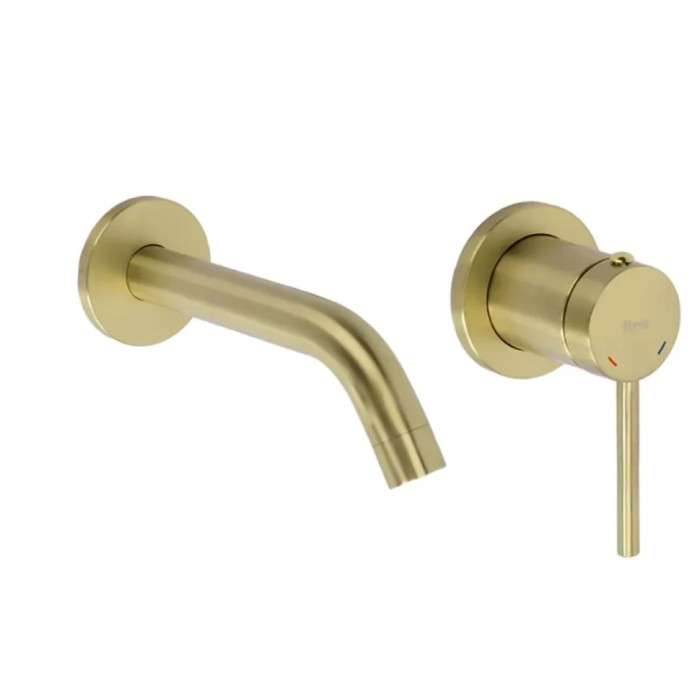 змішувач для умивальника Rea Clif прихованого монтажу, brushed gold + box (REA-B5841)