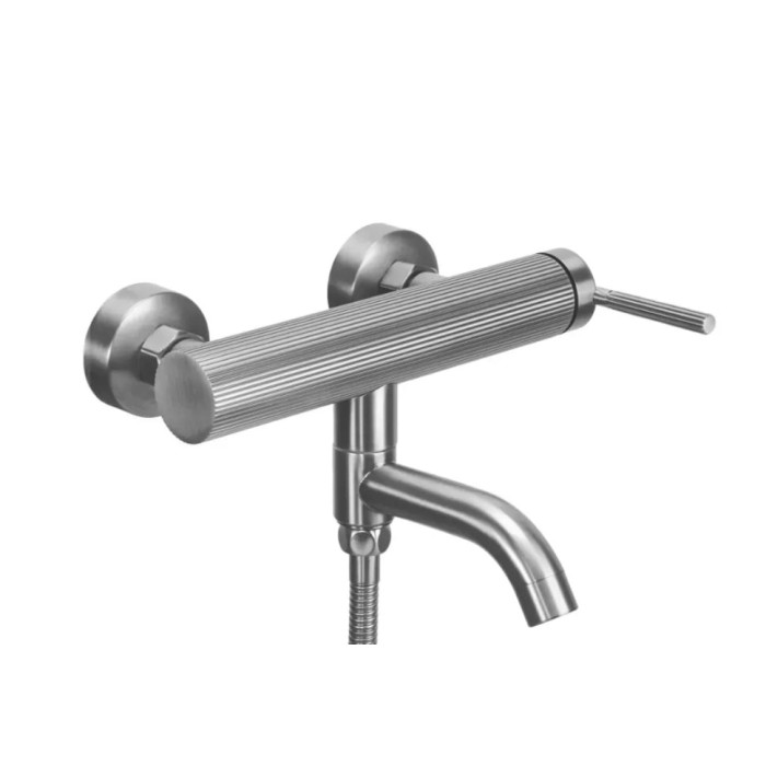 змішувач для ванни Rea Argon з виливом, nikiel brushed (REA-B6452)