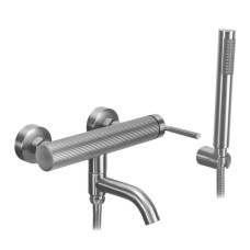 змішувач для ванни Rea Argon з виливом, nikiel brushed (REA-B6452)