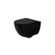 унітаз Carlo Mini Rimless 48x37 black mat + сидіння дюропластів soft-close (REA-C8489)
