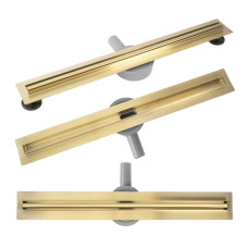 трап Rea Neox Slim Pro gold brushed 80 (REA-G2715)