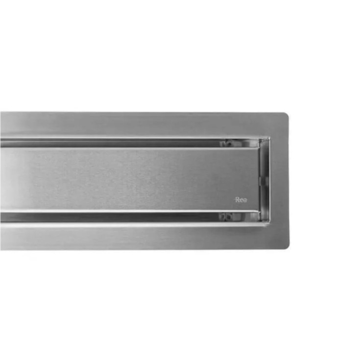 трап Rea Neo Pro 800 мм, сифон, ніжки, матова сталь (REA-G5809)