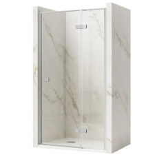 душові двері Rea Atlas 100x200 безпечне скло, прозоре, праворуч, chrome (REA-K4665)