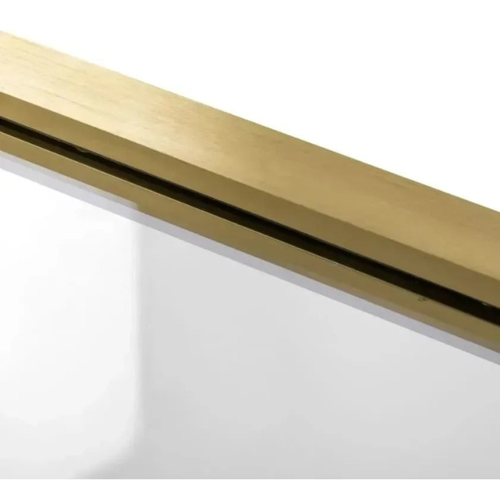душові двері Rea Atlas 100x200 безпечне скло, прозоре, праворуч, gold brush (REA-K4675)