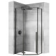 душова кабіна Rea Diamond 100x100 безпечне скло, прозоре (REA-K5623)