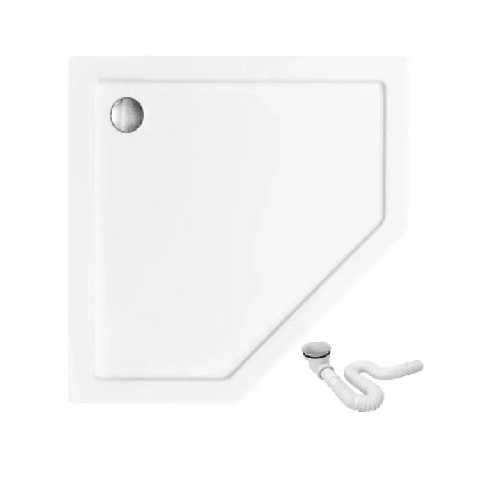 душова кабіна Rea Diamond 100x100 gold безпечне скло прозоре (REA-K6616)