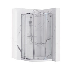 душова кабіна Rea Look 90x90x190 безпечне скло, прозоре, хром (REA-K7905)