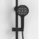 душова система для ванни та душу Rea Farel black matt (REA-P0354)