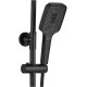 душова система з термостатом Rea Helix black (REA-P6618)