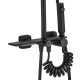 душова система з термостатом Rea Helix black (REA-P6618)