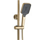 душова система з термостатом Rea Helix brush gold (REA-P6621)