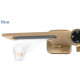 душова система з термостатом Rea Helix brush gold (REA-P6621)