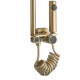 душова система з термостатом Rea Helix brush gold (REA-P6621)