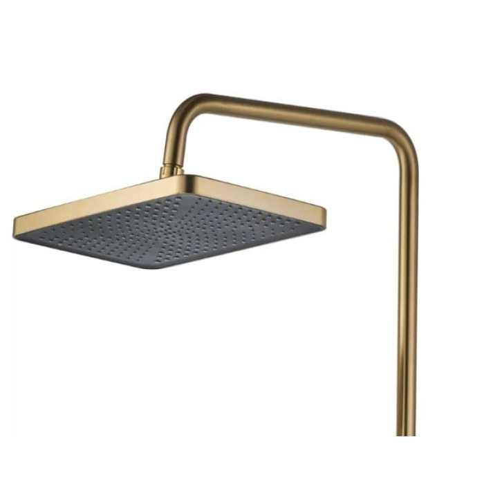 душова система з термостатом Rea Helix brush gold (REA-P6621)