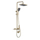 душова система з термостатом Rea Helix brush gold (REA-P6621)