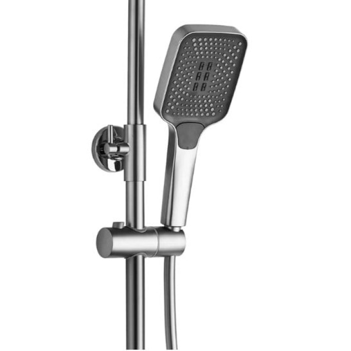 душова система з термостатом Rea Helix brushed nickel (REA-P6622)