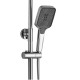 душова система з термостатом Rea Helix brushed nickel (REA-P6622)